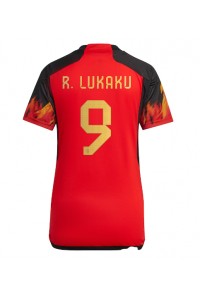 Fotbalové Dres Belgie Romelu Lukaku #9 Dámské Domácí Oblečení MS 2022 Krátký Rukáv